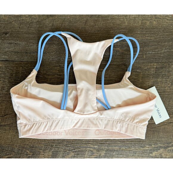 Outdoor Voices Superform Strappy Bra in Light Pink - Size S, NWT - Picture 2 of 3